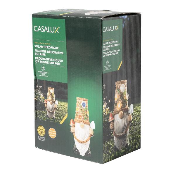 CASALUX(R) 				Solarbetriebene Dekofigur