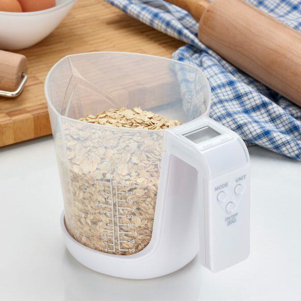 HOME CREATION KITCHEN(R) Keukenweegschaal met maatbeker