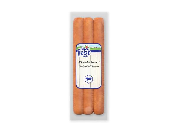 ALPENFEST Røgede bockwurstpølser