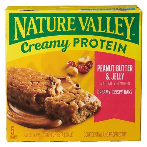 Peanut Butter & Jelly Flavored Protein Creamy Bars, 5 count