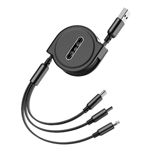 MAGINON(R) Aufrollbares 3-in-1-Ladekabel