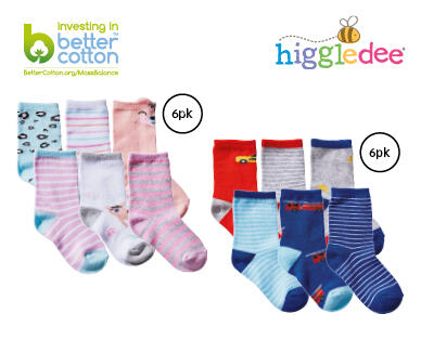 Infant Socks 6pk
