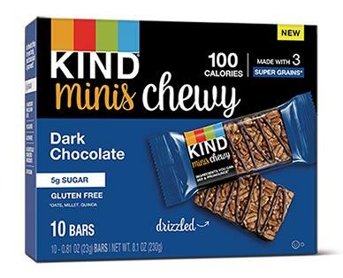 KIND 
 Mini Chewy Bars Peanut Butter or Dark Chocolate