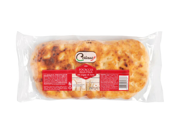 Long Focaccia with Seawater