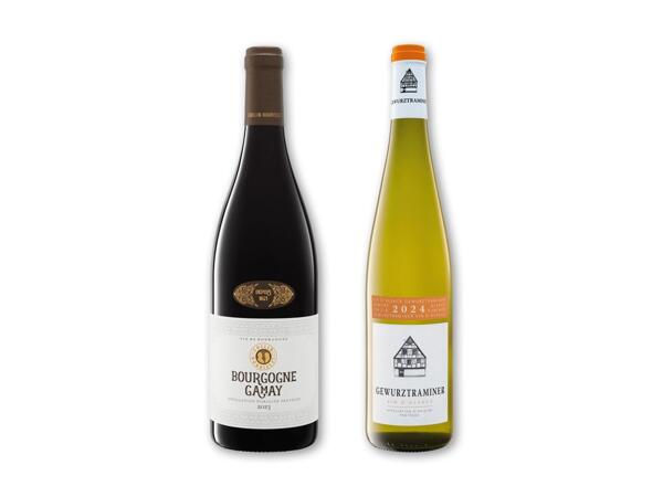 Bourgogne Gamay eller Gewürztraminer