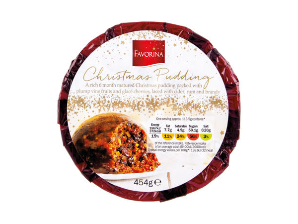 6 MONTH MATURED CHRISTMAS PUDDING