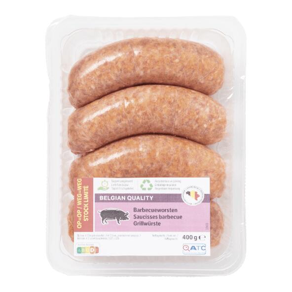 BBQ(R) 				Saucisses pour barbecue, 4 pcs
