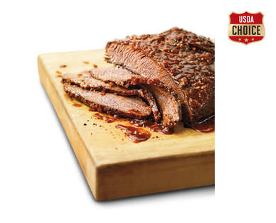 Morton's of Omaha Fresh USDA Choice Salt & Pepper or Texas BBQ Beef Brisket