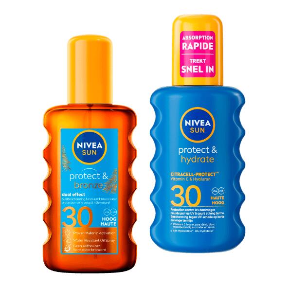 NIVEA SUN(R) 				Zonnebrandolie of -spray