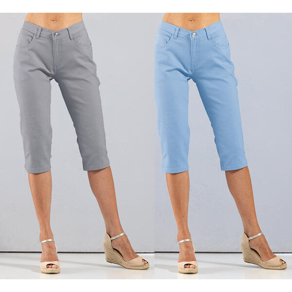 Twill-Capri-Hose 3/4