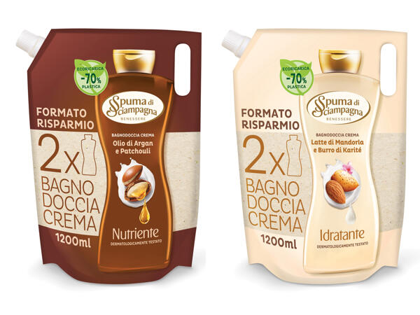 Shower Gel Cream or Liquid Soap Refill