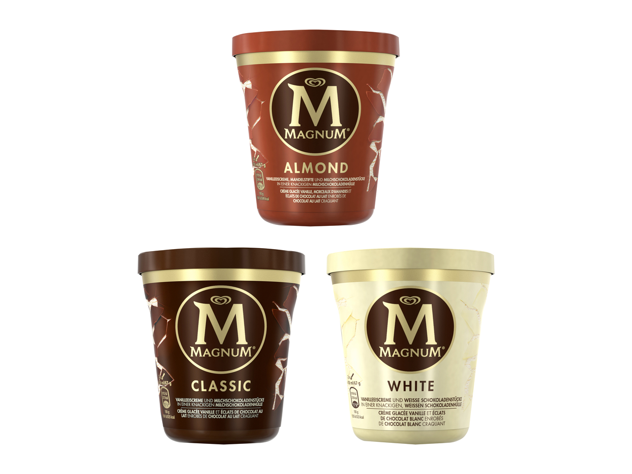 Magnum Pint Classic/ Almond/ White