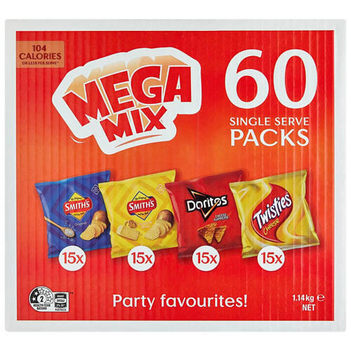 Chips Mega Mix 60 Pack 1140g