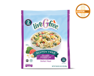 liveGfree Gluten Free Chicken Alfredo or Chicken Florentine Skillet