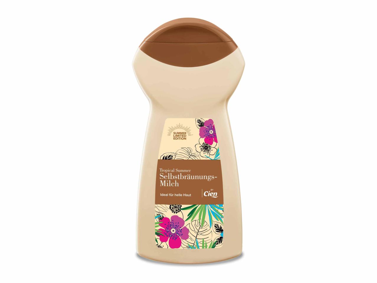 Lait autobronzant