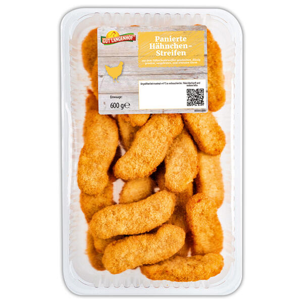 Panierte Hähnchen-Streifen