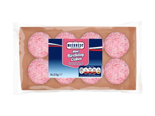 MCENNEDY Mini Birthday Cakes Assorted