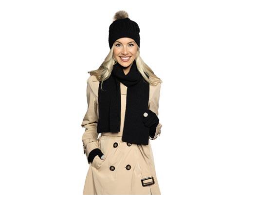 Serra 
 Ladies' 3-Piece Hat, Gloves and Scarf Set
