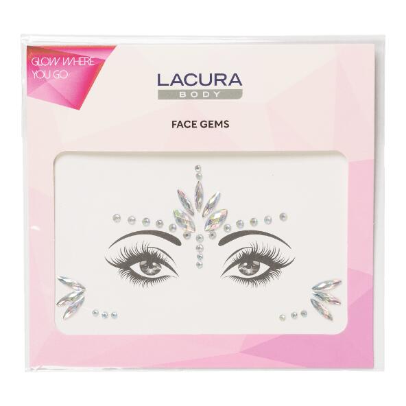 LACURA(R) 				Gesichtsschmuck und Nagelaufkleber