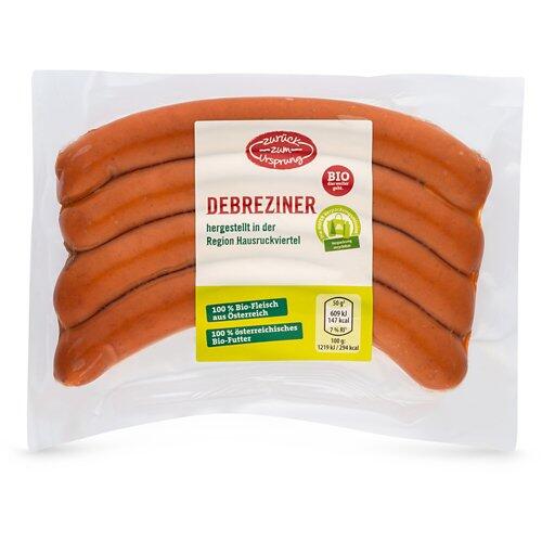 ZURÜCK ZUM URSPRUNG Bio-Würstel, Debreziner