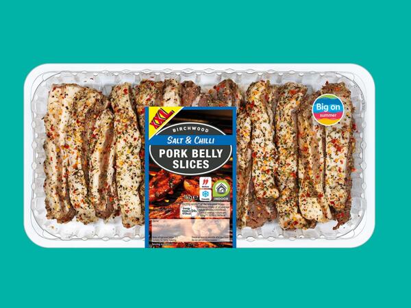 Birchwood Salt & Chilli Pork Belly Slices