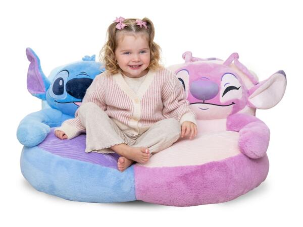 Stitch & Angel Plush Sofa