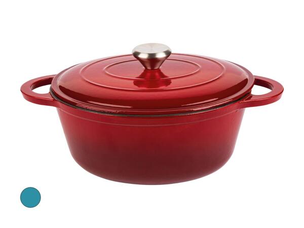 Cocotte en fonte laquée