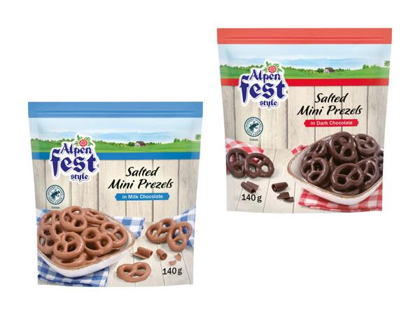 Bretzels salés au chocolat