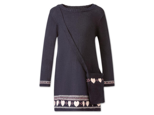 Mädchen Strickkleid
