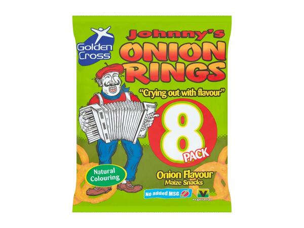 Golden Cross Multi-Pack Johnnys Onion Rings - Flavoured Corn Snacks