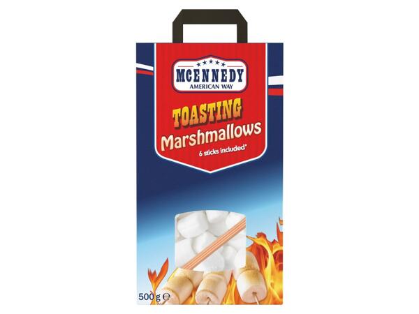 BBQ-Marshmallows mit Sticks