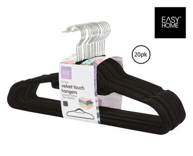 Flocked Coat Hangers 20pk