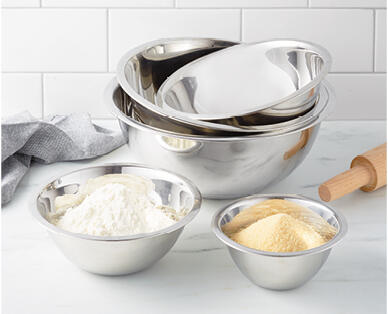 Stainless Steel Mixing Bowls 5 Piece