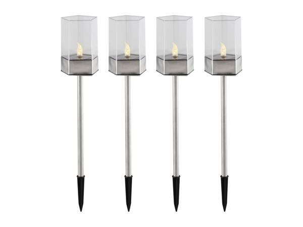 Livarno Home LED Solar Lights - Pack of 4