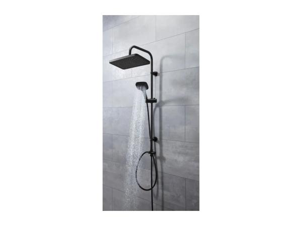 Livarno Home XXL Shower Riser Set - Black