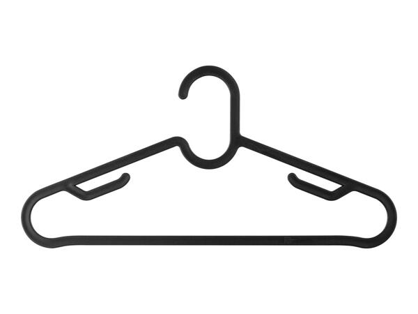 Livarno Home Coat Hangers - 10 Pack - Black