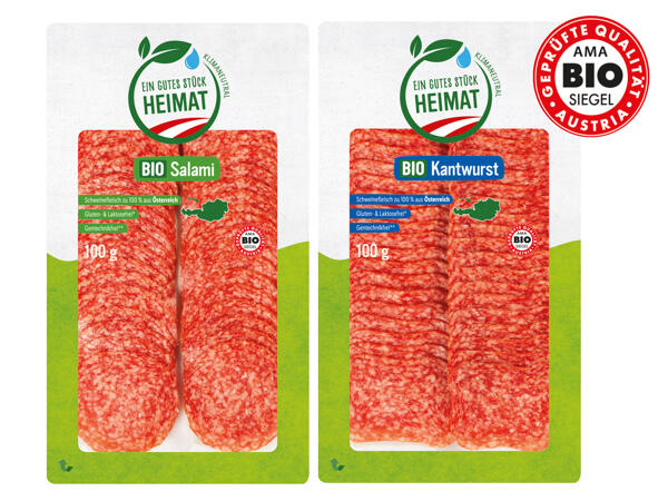 Bio Salami oder Kantwurst