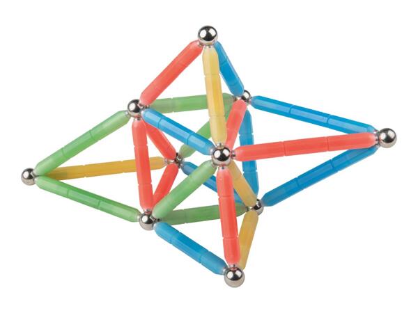 Lupilu Glow in the Dark Magnetic Building Set - 56 Pieces