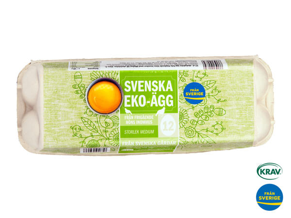 KRAV ägg 12-pack
