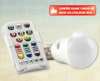 Lampe LED RVB Plus avec télécommande MÜLLER LICHT