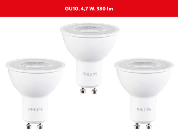 Philips LED-Leuchte/​Filamentleuchte, 3 Stück