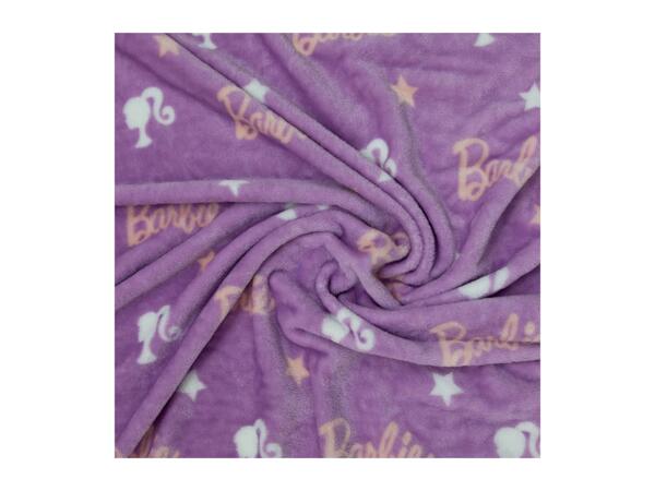 Barbie Purple Fleece Blanket & Cushion