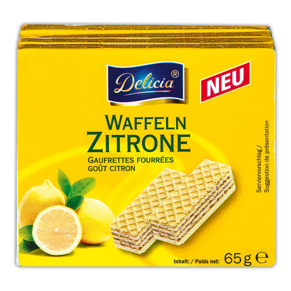 Waffeln gefüllt