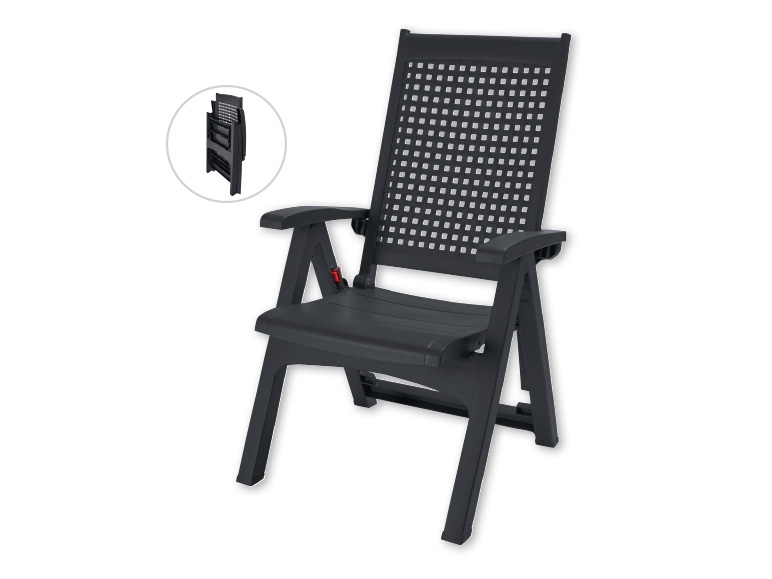 FLORABEST(R) High-Back Folding Chair 65 x 63 x 109cm