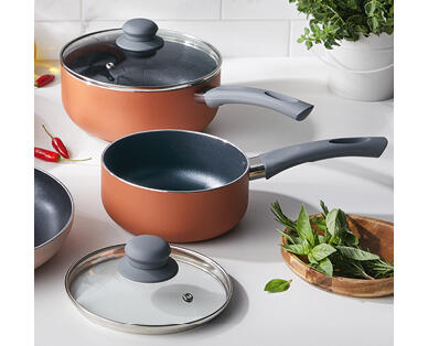Coloured Saucepan Set 2pc