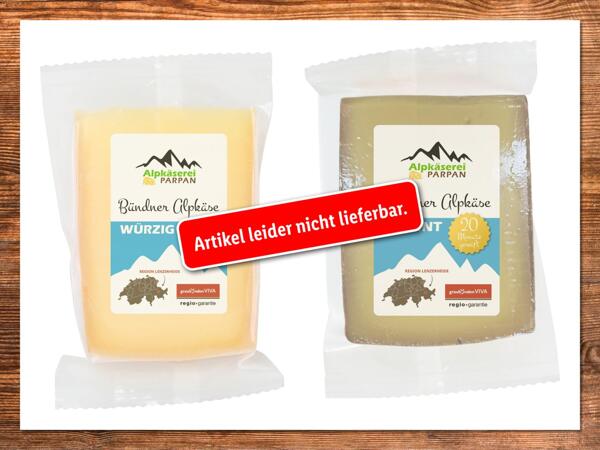 Alpkäse Parpan (Aktion nur in der Deutschschweiz gültig)