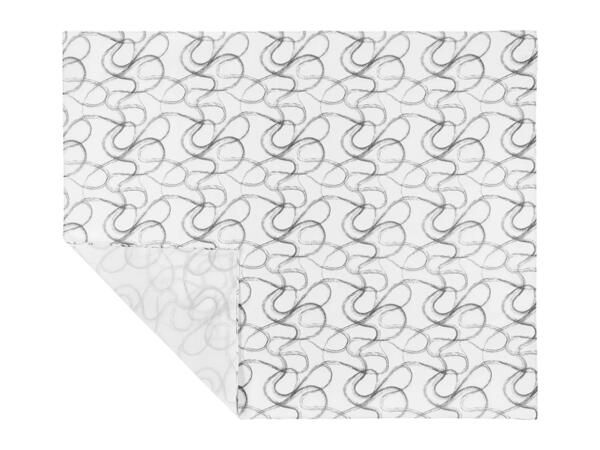 Livarno Home White Patterned Tablecloth