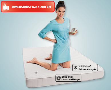 Matelas "Supercomfort" MY NIGHT STYLE