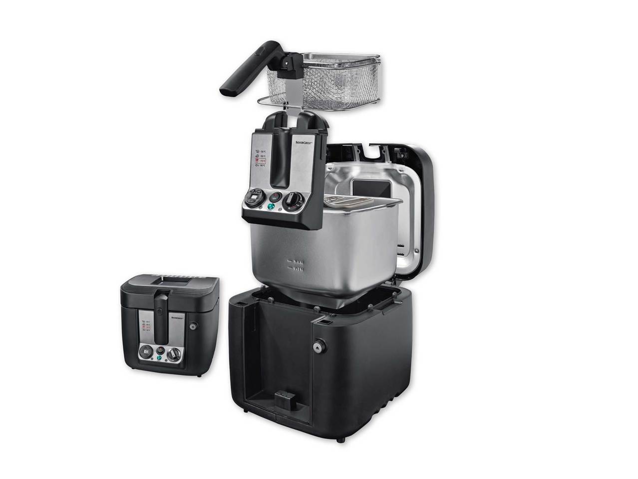 Silvercrest Kitchen Tools(R) 2800W Cool-Zone Deep Fat Fryer