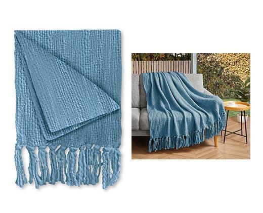Huntington Home Knit Tassel Throw